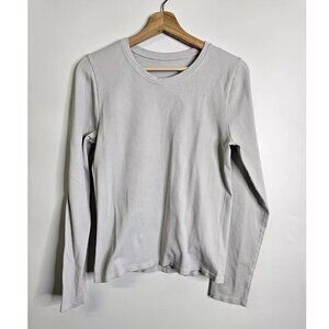 OQQ Women's 1 Piece Top Ribbed Seamless Workout Exercise Size Large